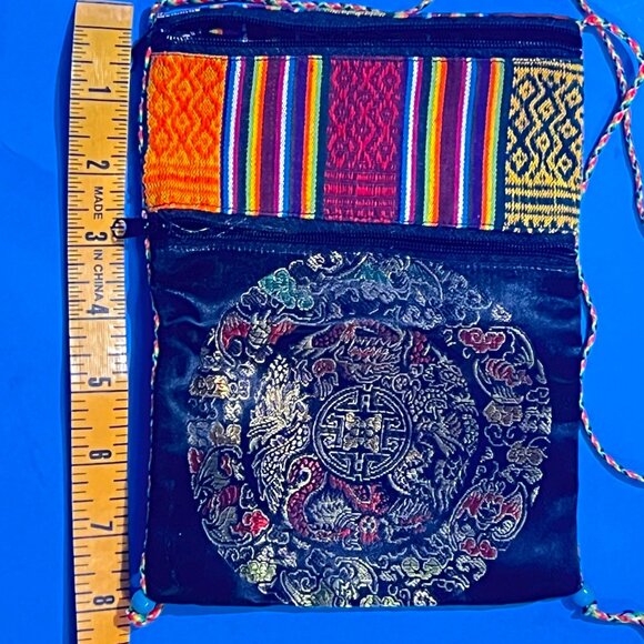 Lot of 2 Tribal Indigenous clutch bag/cross body purse - Picture 6 of 16